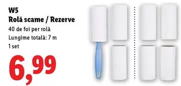 Total - Rolă scame / Rezerve