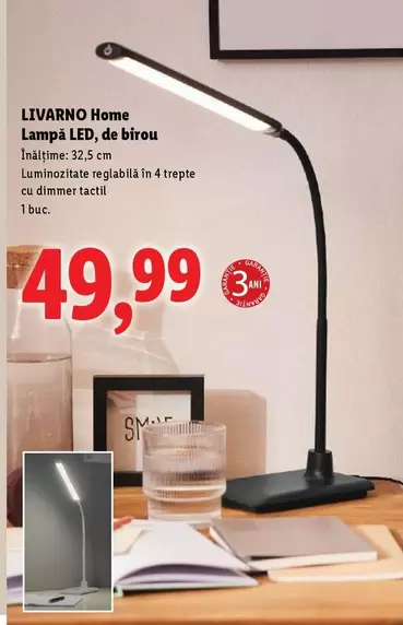 Lampa LED, de birou.