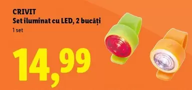 Set iluminat cu LED, 2 bucăți