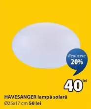HAVESANGER lampă solară
