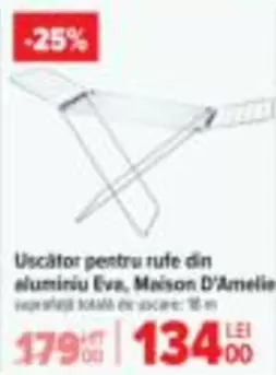 Uscător pentru rufe din aluminiu Eva