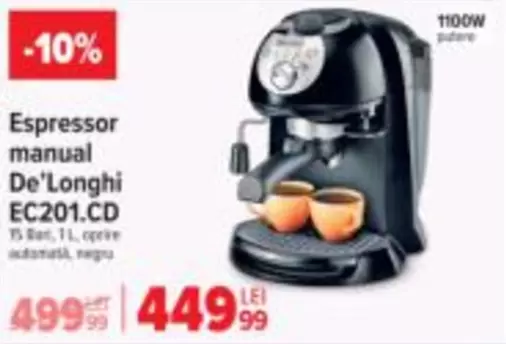 Espressor manual EC201.CD