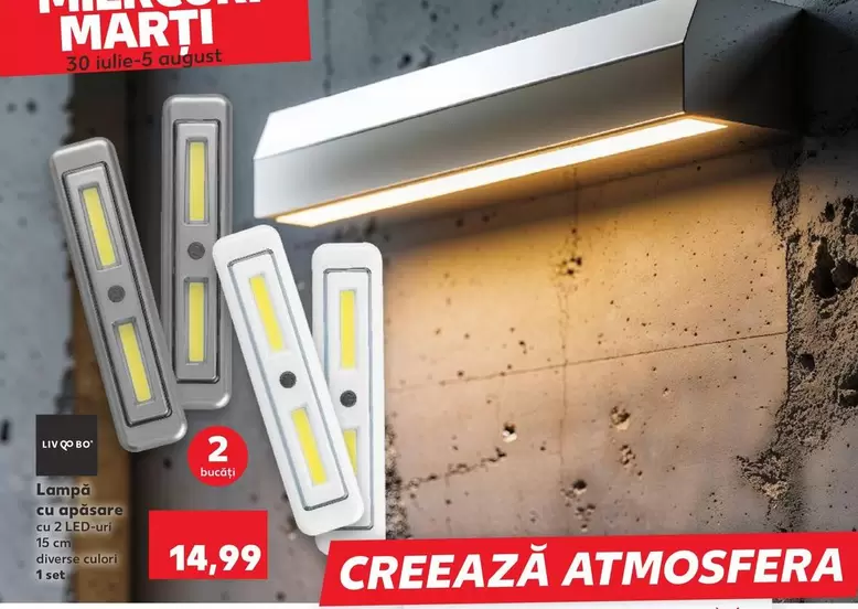Lampă cu aplicare