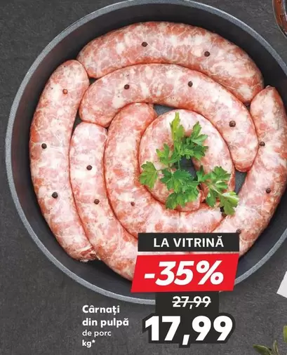 Cârnați din pulpă de porc