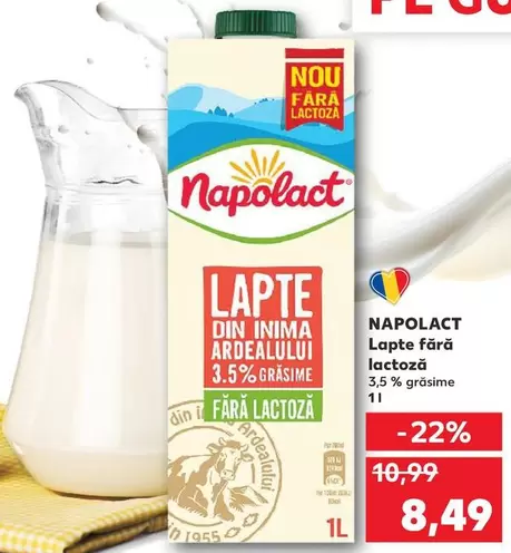 Lapte fără lactozá