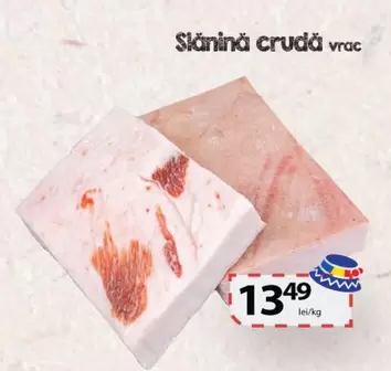Slănină crudă vrac