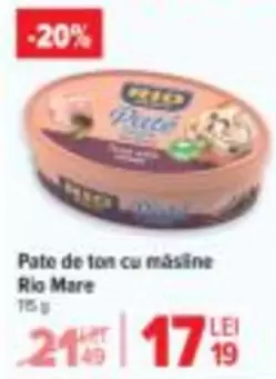 Pate de ton cu măsline