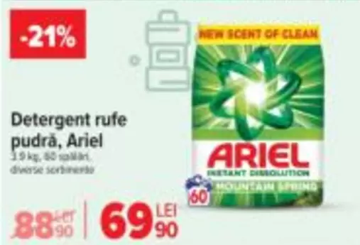 Ariel - Detergent rufe pudră