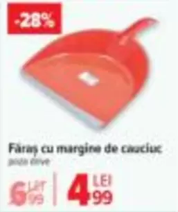 Făraș cu margine de cauciuc