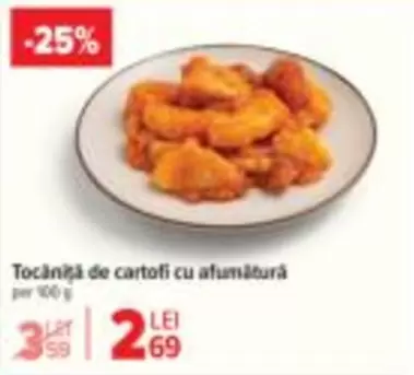 Tocăniță de cartofi cu afumătură