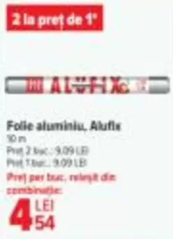 Folie aluminiu