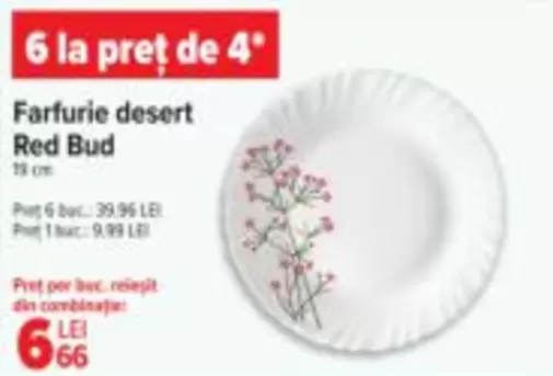 Farfurie desert Red Bud