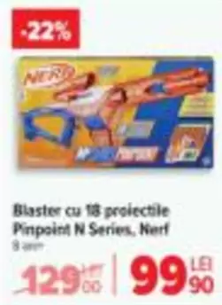 Nerf - Blaster cu 18 proiectile Pinpoint N Series