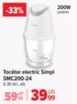 Tocător electric Simpl SMC200-24
