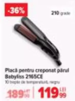Babyliss - Placă pentru creponat parul 2165CE