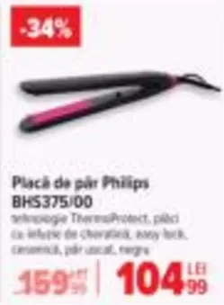 Philips - Placă de păr BHS375/00