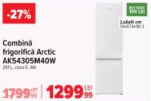 Arctic - Combina frigorifică AK54305M40W