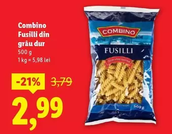 Fusilli din grâu dur