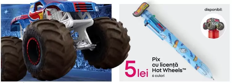 Pix cu licență Hot Wheels™