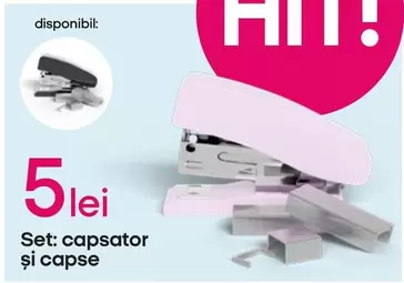 Set: capsator și capse