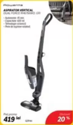 Vertical - ASPIRATOR VERTICAL DUAL FORCE RH6751WO GRY