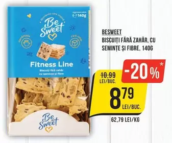 BISCUIŢI FĂRĂ ZAHAR, CU SEMINȚE ȘI FIBRE, 1406