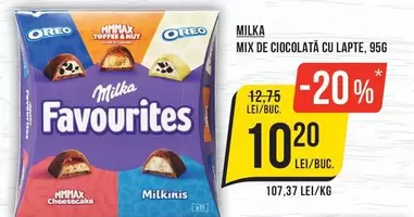 Milka - MIX DE CIOCOLATĂ CU LAPTE