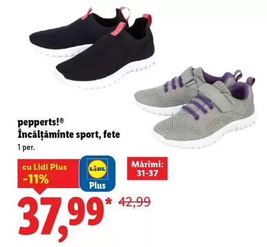 Încălțăminte sport, fete