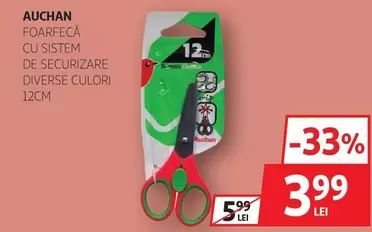 Auchan - FOARFECA CU SISTEM DE SECURIZARE