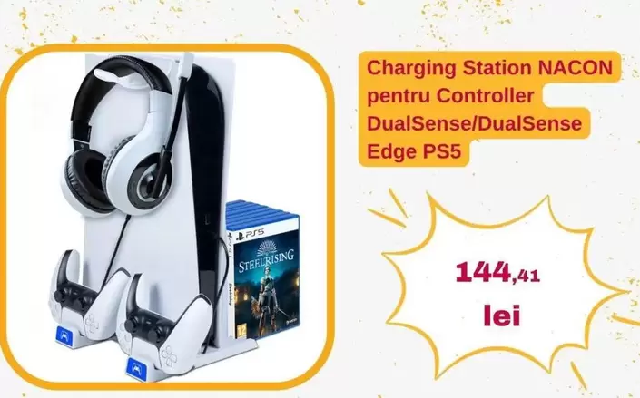 Charging Station NACON pentru Controller DualSense/DualSense Edge PS5