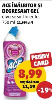 Ace - ÎNĂLBITOR ȘI DEGRESANT GEL