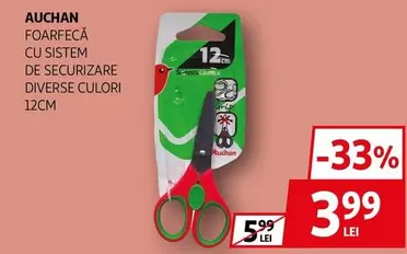 Auchan - FOARFECĂ CU SISTEM DE SECURIZARE