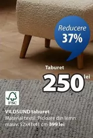 VILDSUND taburet