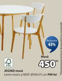 JEGIND masă