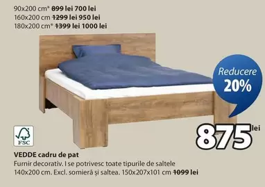VEDDE cadru de pat
