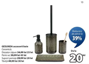 GESUNDA accesorii baie