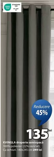 draperie semiopacă