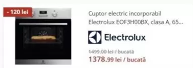 Electrolux - EOF3H00BX, clasa A, 65