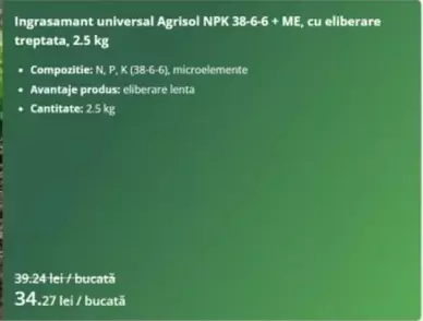 NPK 38-6-6+ ME