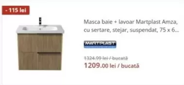 Masca baie + lavoar Amza