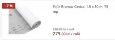 Getica, 1.5 x 50 m, 75 mp