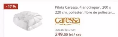 Pilota Caressa, 4 anotimpuri, 200 x 220 cm, poliester, fibre de poliester...