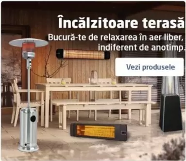 Încălzitoare terasă