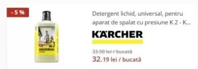 Detergent lichid, universal, pentru aparat de spalat cu presiune K2 - K