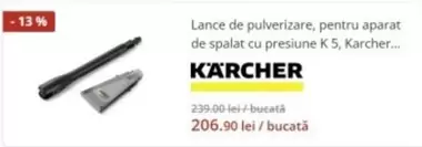 Lance de pulverizare, pentru aparat de spalat cu presiune K 5