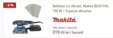 Slefuitor cu vibratii, BO3710X