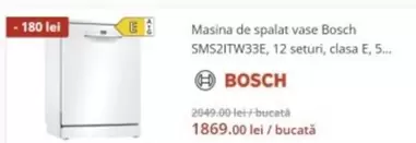 Bosch - Masina de spalat vase SMS2ITW33E
