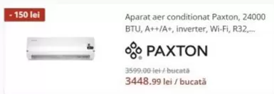 Aparat aer conditionat 24000 BTU, A++/A+, inverter, Wi-Fi, R32