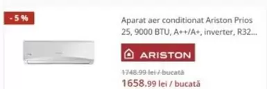 Prios 25, 9000 BTU, A++/A+, inverter, R32