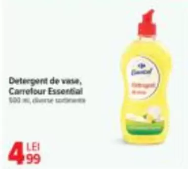 Detergent de vase, Carrefour Essential